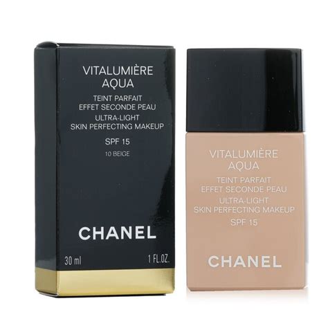 vitalumière aqua ultra light skin perfecting makeup от chanel|chanel makeup foundation.